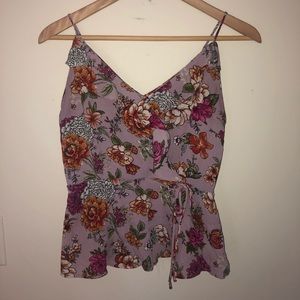 Floral tank top